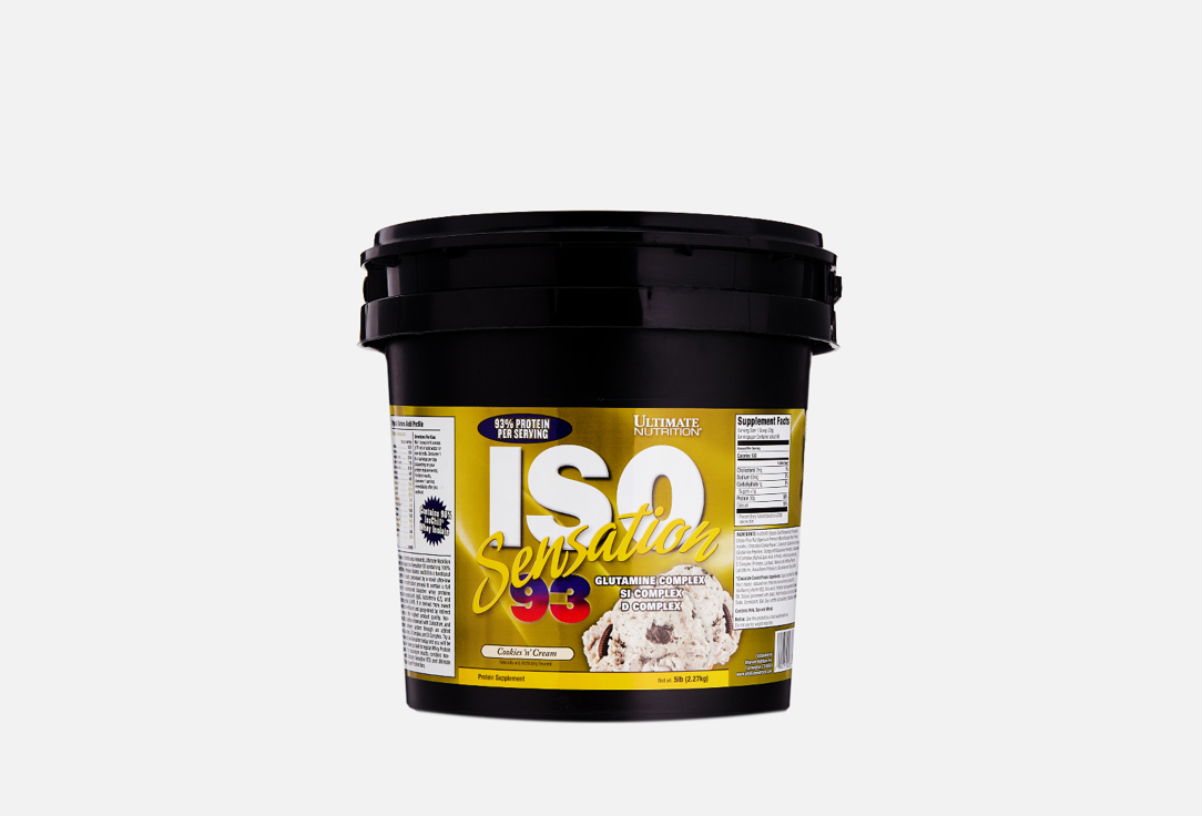Протеин ULTIMATE NUTRITION ISO Sensation Cookies'n Cream 2270 г протеин ultimate nutrition iso sensation cookies n cream 2270 гр