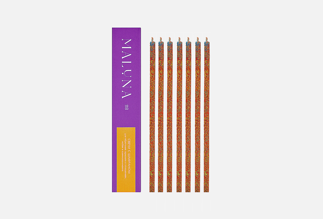 Изображение товара Набор свечей Maluna saffron