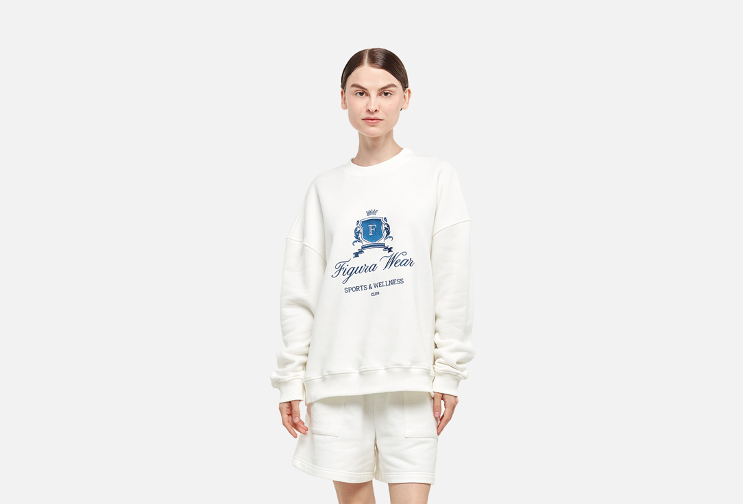 Шорты с акцентными карманами FIGURA ACTIVE WEAR Молочные S-M мл