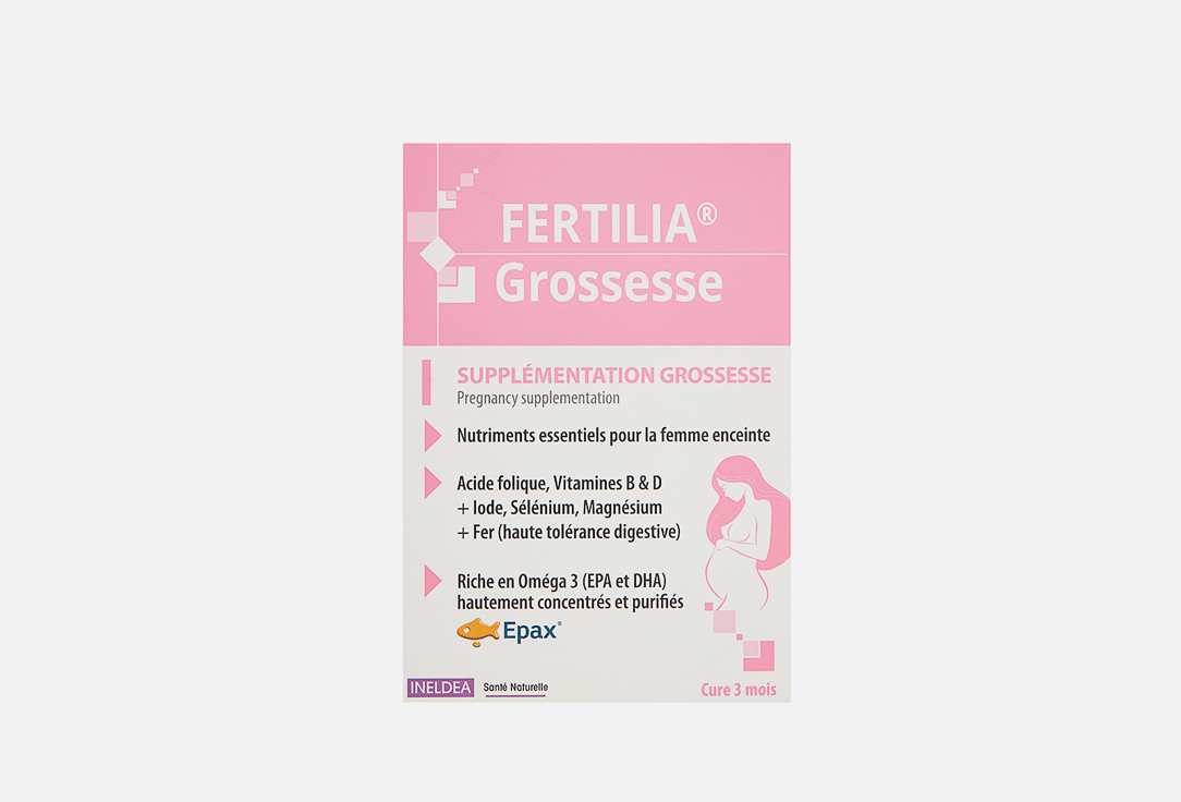 Биологически активная добавка LABORATORIES INELDEA INS FERTILIA GROSSESSE 90 шт