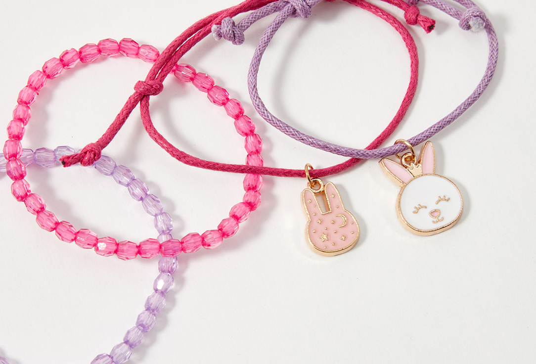 Набор браслетов  Martinelia Accessories Bracelets Pink/Purple 