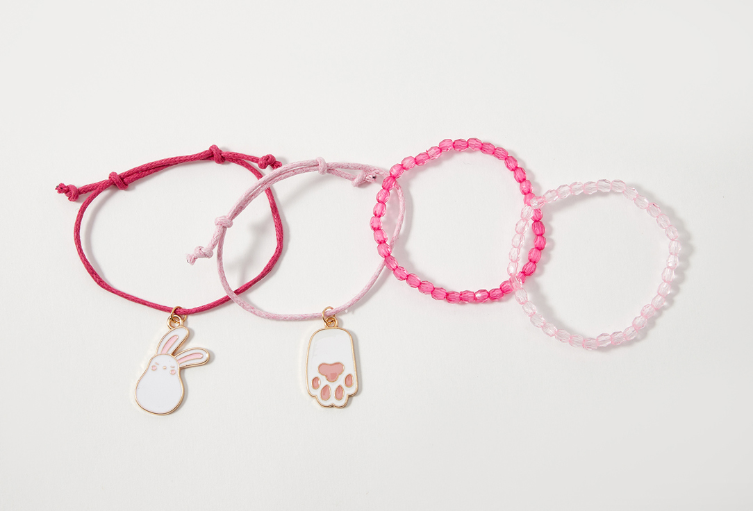 Набор браслетов Martinelia Accessories Bracelets Pink 