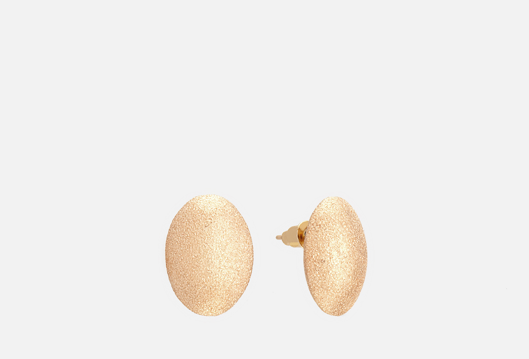 Изображение товара Серьги овалы RINOVA золотистые