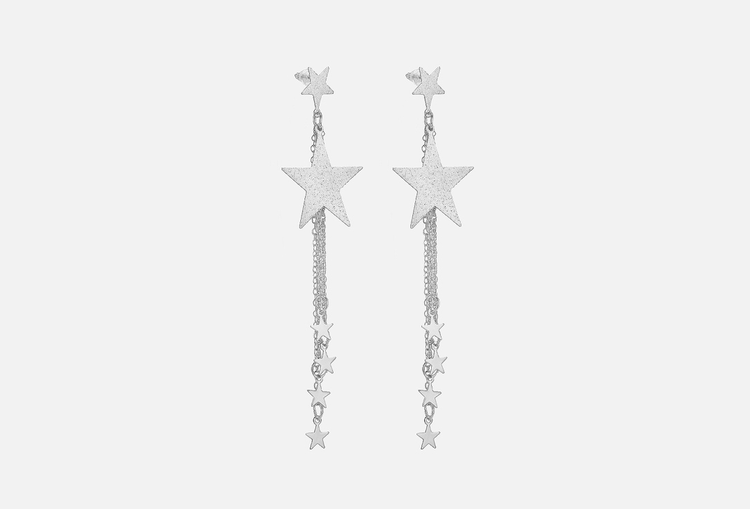 Изображение товара Серьги RINOVA звезды серебристый