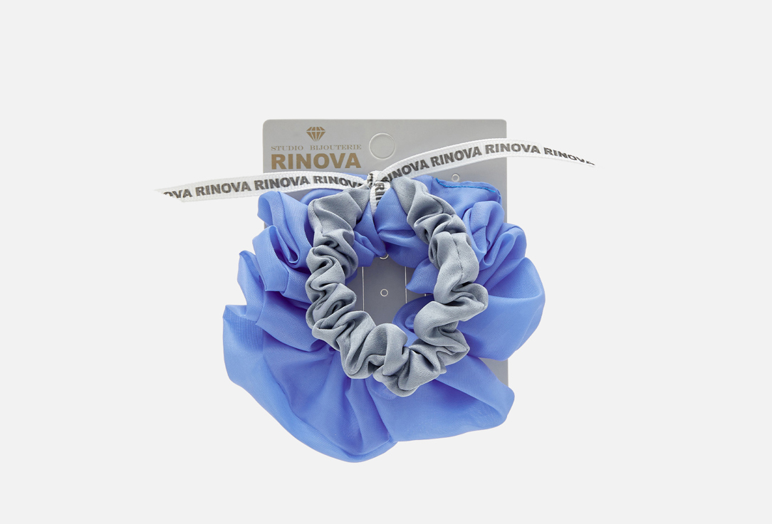 Изображение товара Набор резинок для волос RINOVA Серые и Голубые