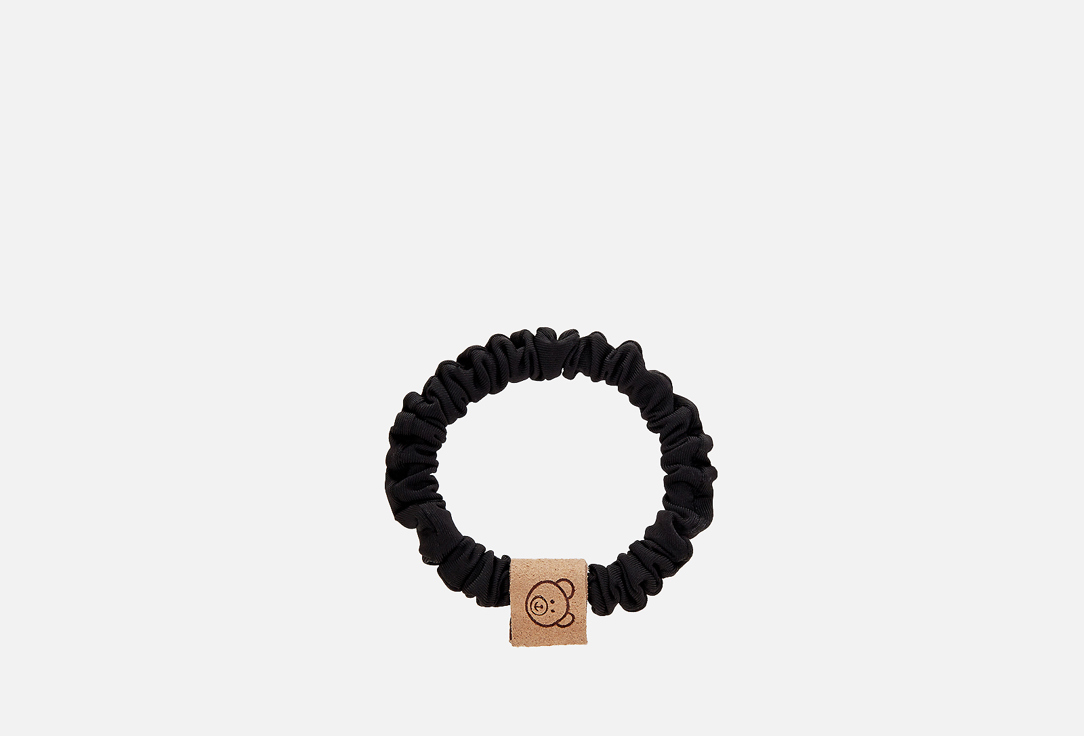 Изображение товара Резинка для волос RINOVA Черная Мишка диаметр 5 см - аксессуар для женщин