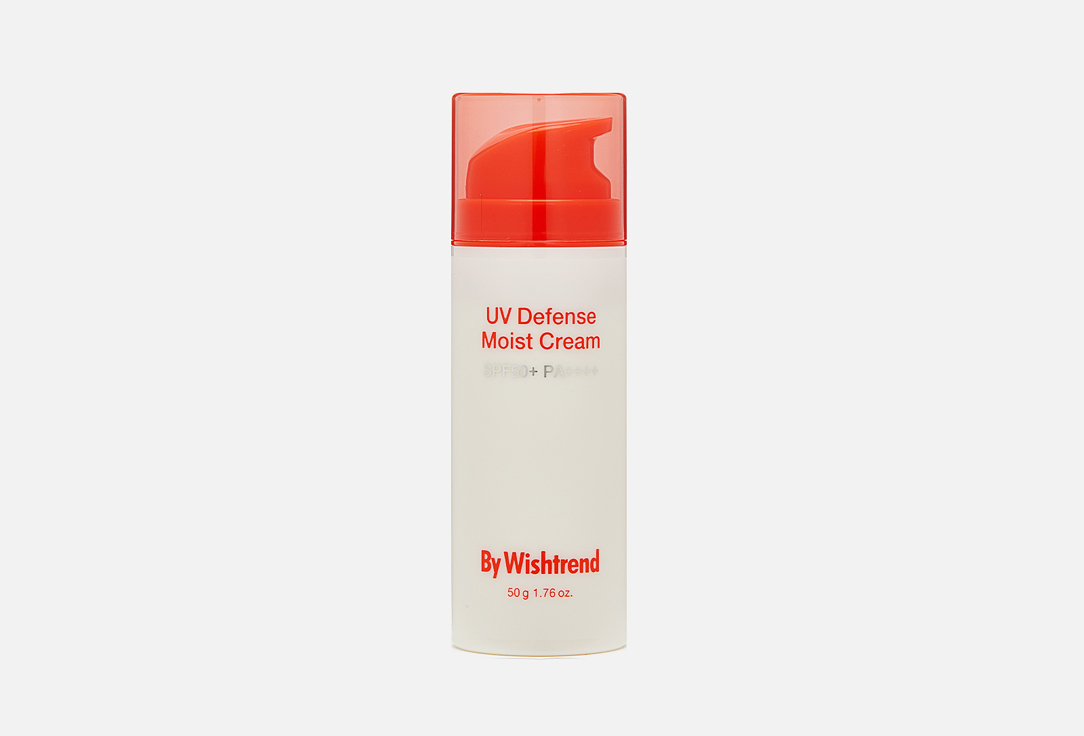 Солнцезащитный крем для лица SPF 50+ BY WISHTREND UV Defense Moist Cream 