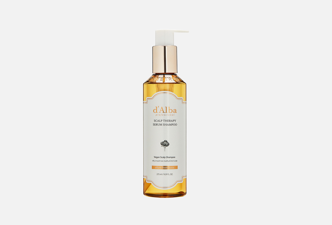 Шампунь для волос D'ALBA Professional Repairing Scalp Therapy Serum Shampoo 275 мл цена и фото