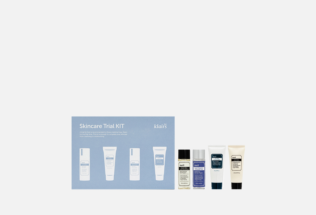 

Набор для ухода за кожей лица DEAR, KLAIRS, Skincare Trial KIT 4 шт