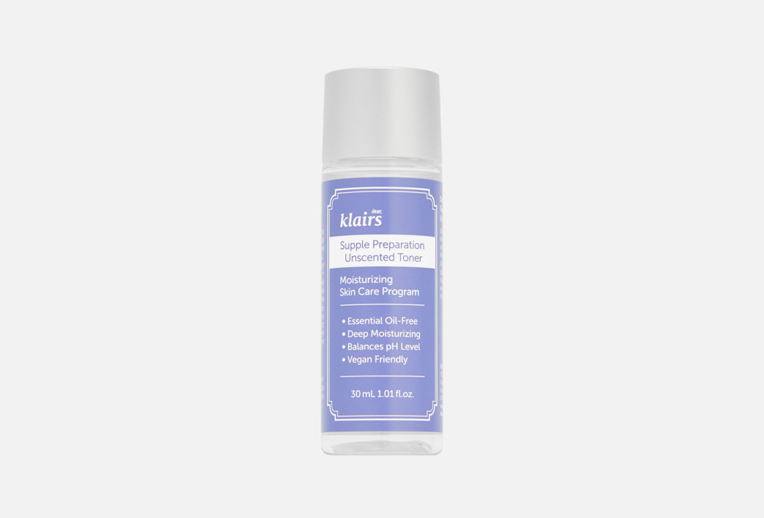 

Тонер для лица DEAR, KLAIRS, Supple Preparation Unscented Toner 30 мл