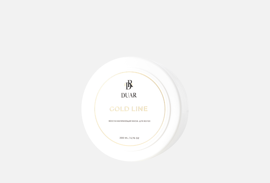 цена Восстанавливающая маска для волос DUAR Gold Line 200 мл