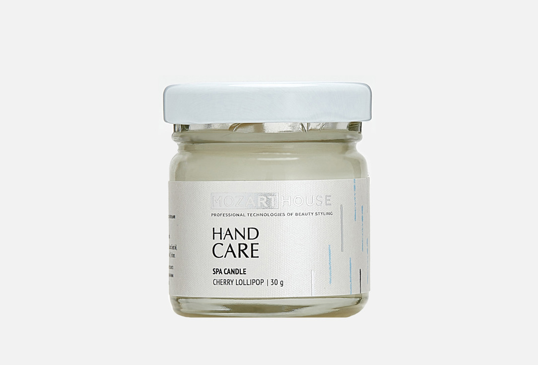 

Спа свеча MOZART HOUSE, Белый, Cherry lollipop 30 г