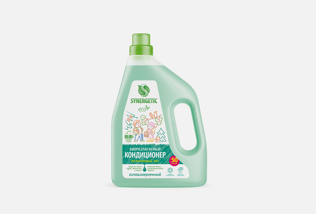 Изображение товара кондиционер-ополаскиватель для белья Synergetic Реликтовый лес