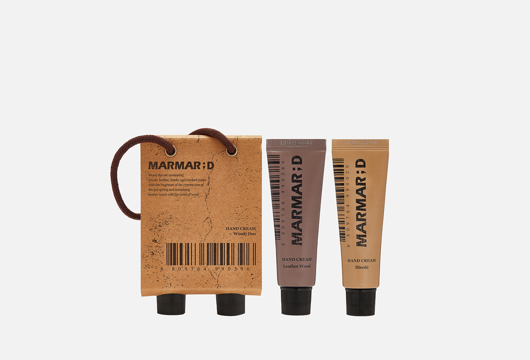 Набор парфюмированных кремов для рук Marmard HAND CREAM Woody Duo 