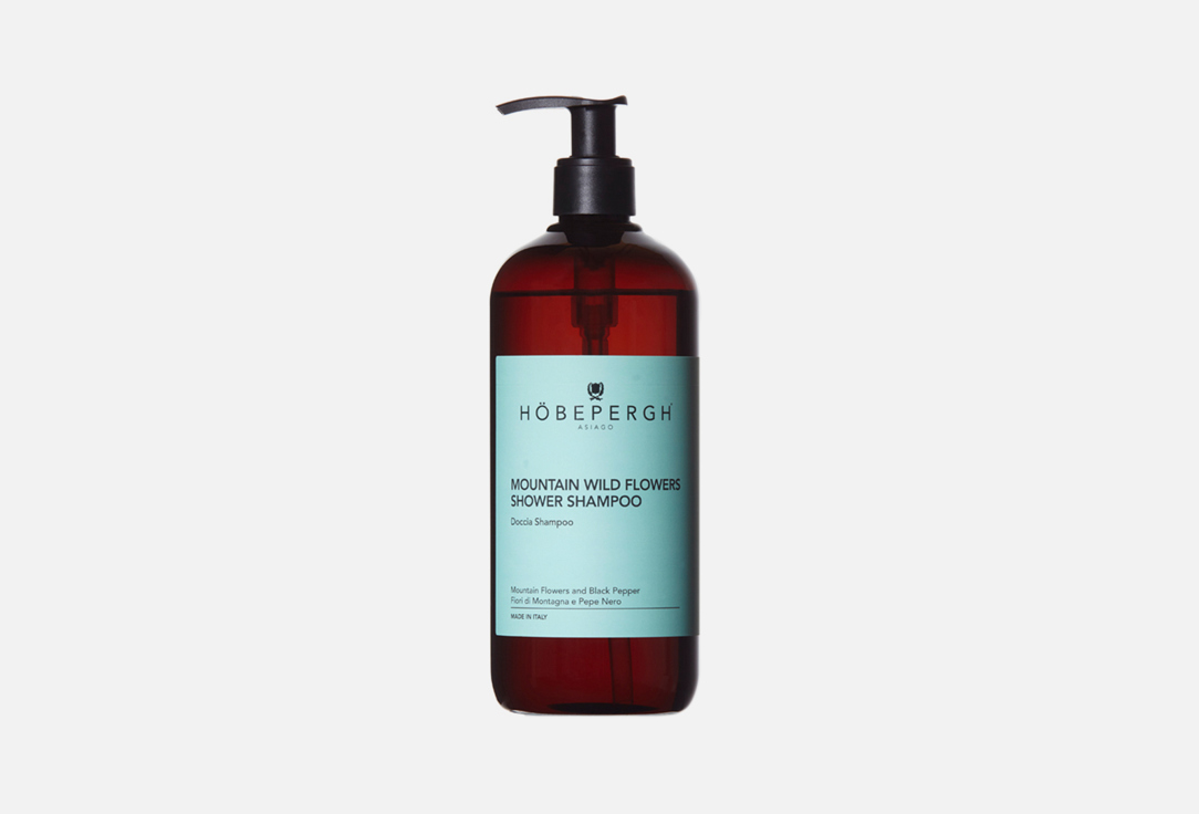 энергизирующий шампунь для тела и волос HOBEPERGH Mountain Wild Flowers Shower Shampoo 500 мл