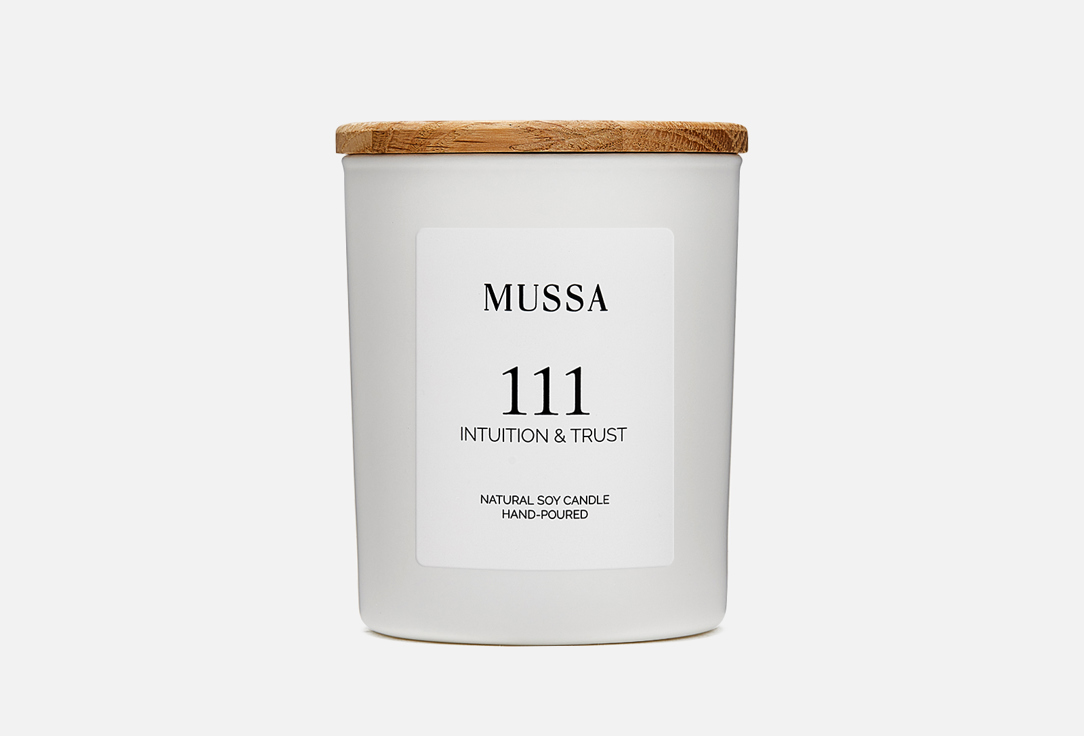 ароматическая свеча mussa collection positive abundance 250 мл Ароматическая свеча MUSSA COLLECTION INTUITION & TRUST 250 мл