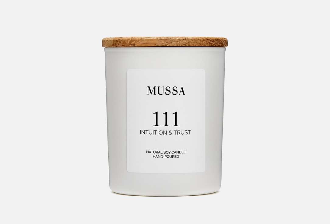 

Ароматическая свеча MUSSA COLLECTION, Белый, INTUITION & TRUST 250 мл