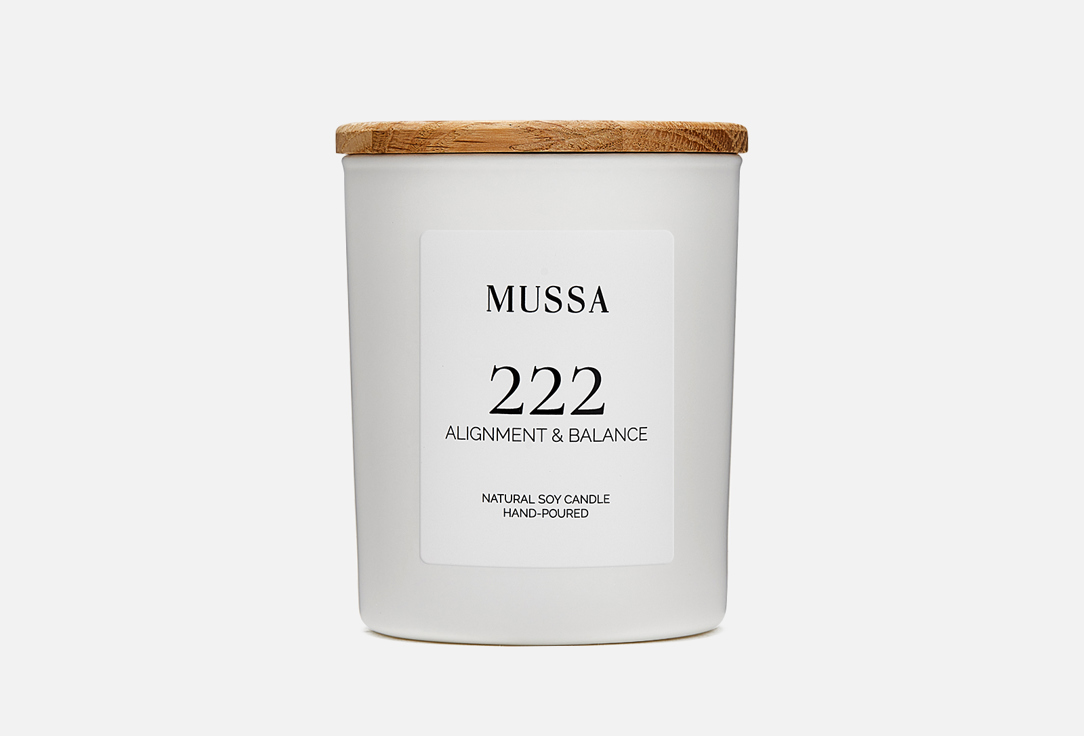 ароматическая свеча mussa collection positive abundance 250 мл Ароматическая свеча MUSSA COLLECTION ALIGNMENT & BALANCE 250 мл