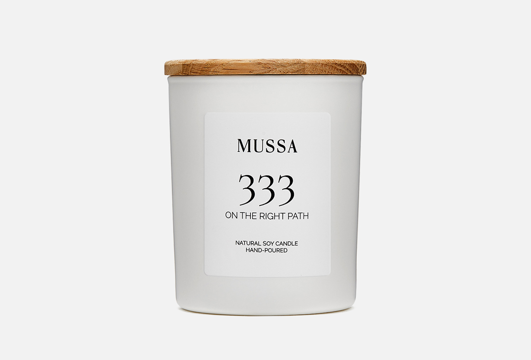Ароматическая свеча Mussa collection ON THE RIGHT PATH 