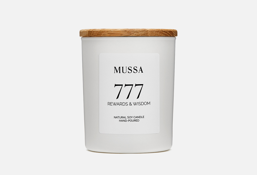 Ароматическая свеча Mussa collection REWARDS & WISDOM 