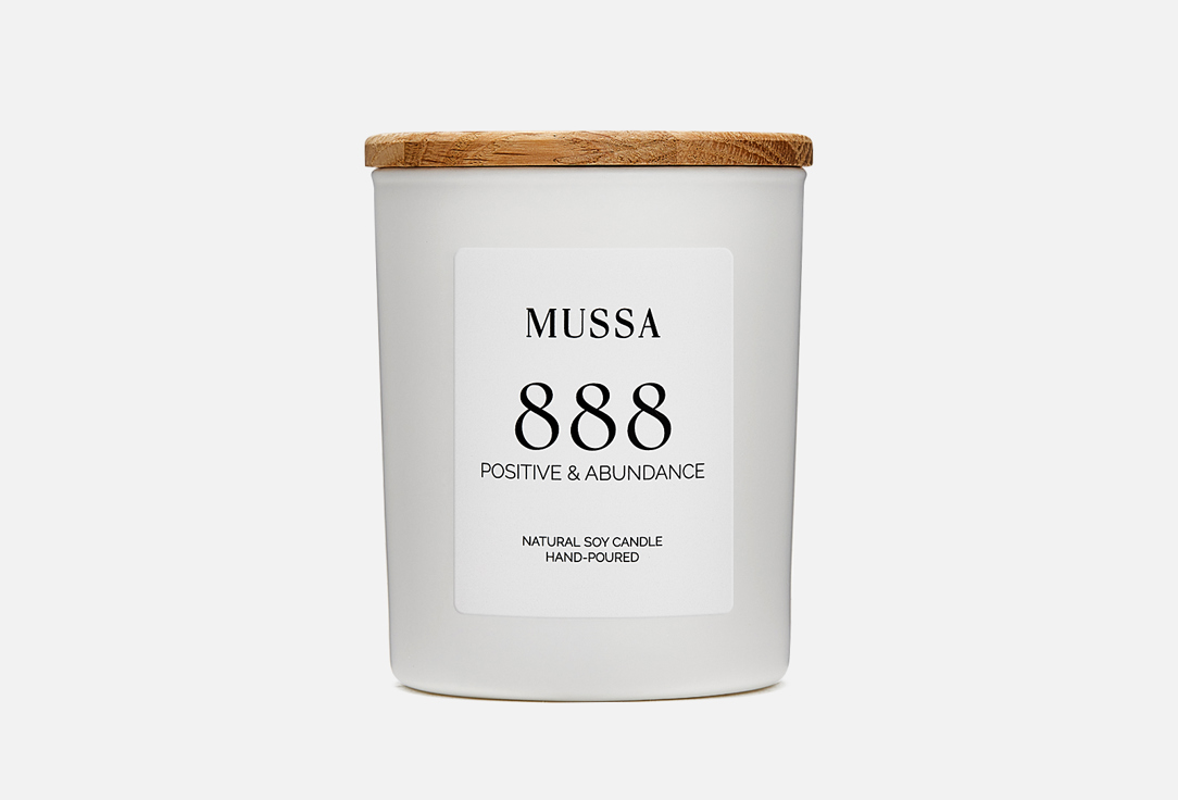 Ароматическая свеча MUSSA COLLECTION POSITIVE ABUNDANCE 250 мл аромасвеча mussa collection popugai 190 мл