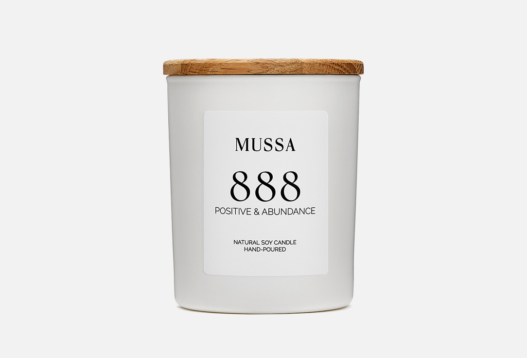 Ароматическая свеча Mussa collection POSITIVE ABUNDANCE 