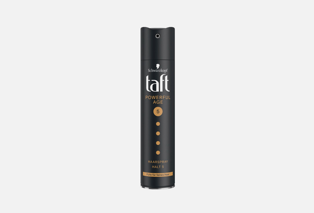 Лак для тонких и истощенных волос мегафиксация  Taft Power Strengthening hair 