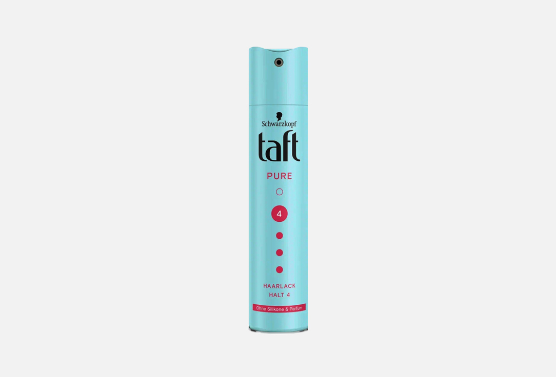 Лак для волос сверхсильная фиксация TAFT Ultra Pure hairspray silicone and fragrance free 250 мл