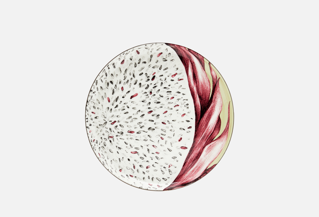 

Тарелка VALERIE CONCEPT, Принт, ЭКЗО красно-желтая 19.7 см