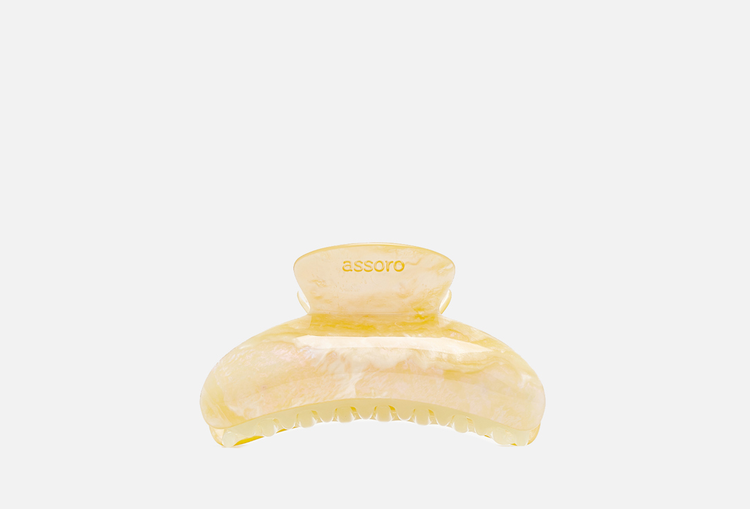 

Крабик для волос ASSORO, Крем-брюле 1 шт