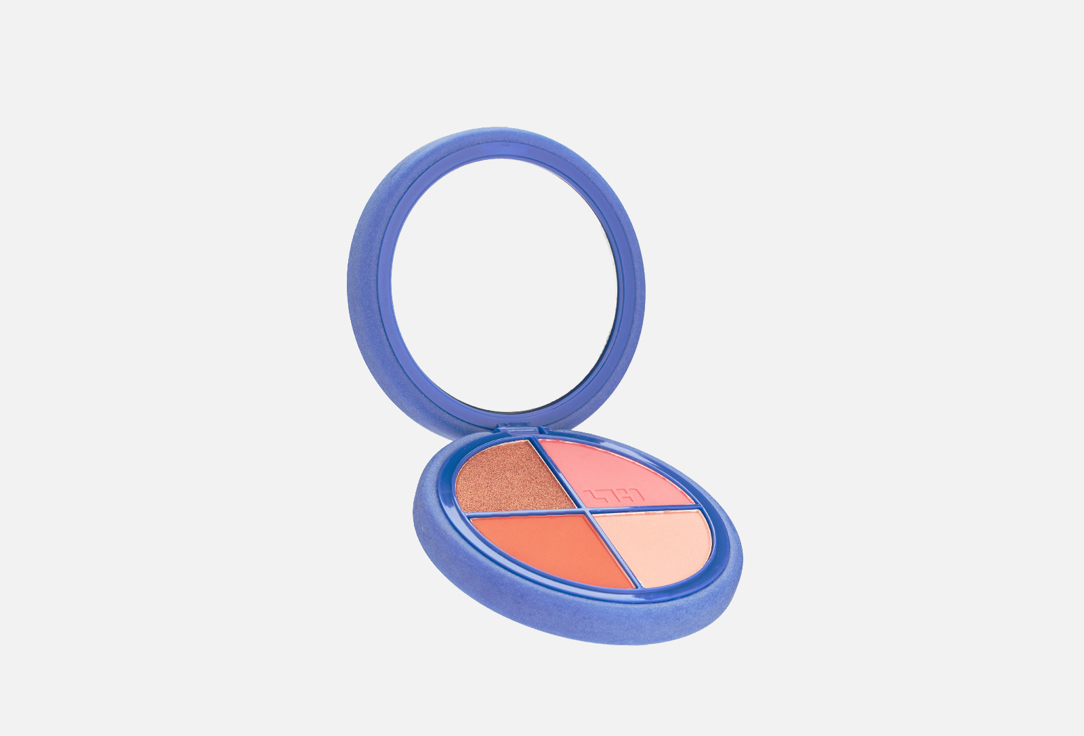 Компактная палетка теней для век SIMIHAZE Am/pm magnetic eyeshadow quad Crush