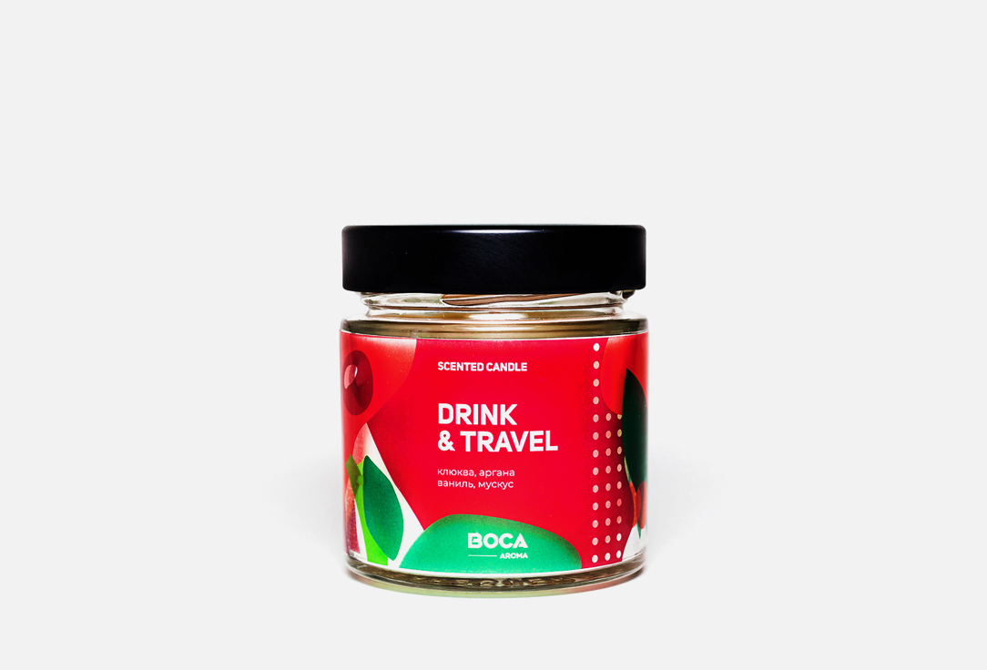 

Ароматическая свеча BOCA AROMA, Drink&Travel 200 мл