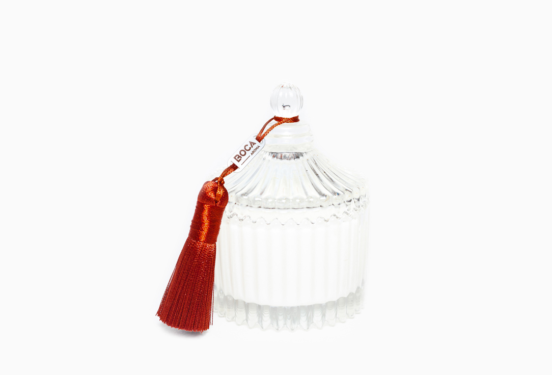 цена Ароматическая свеча-шкатулка BOCA AROMA Apple pie 80 мл