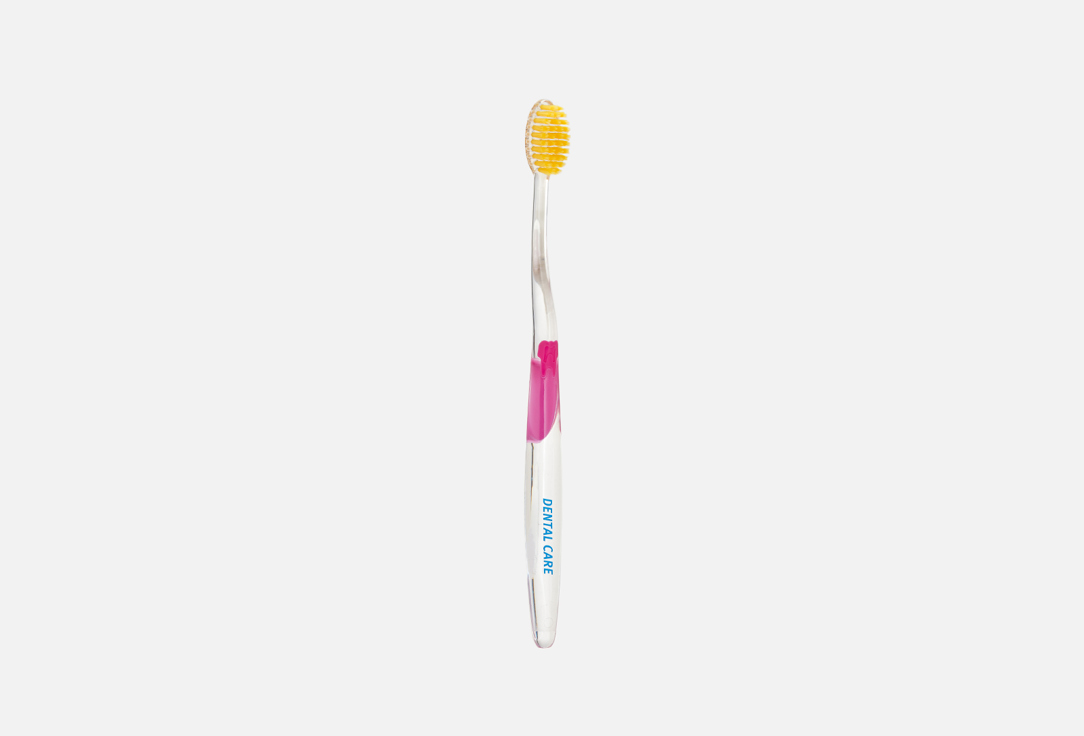 Зубная щетка DENTAL CARE Nano gold Toothbrush 1 шт зубная щетка для взрослых synergetic eco dental care medium розовая голубая 2 шт