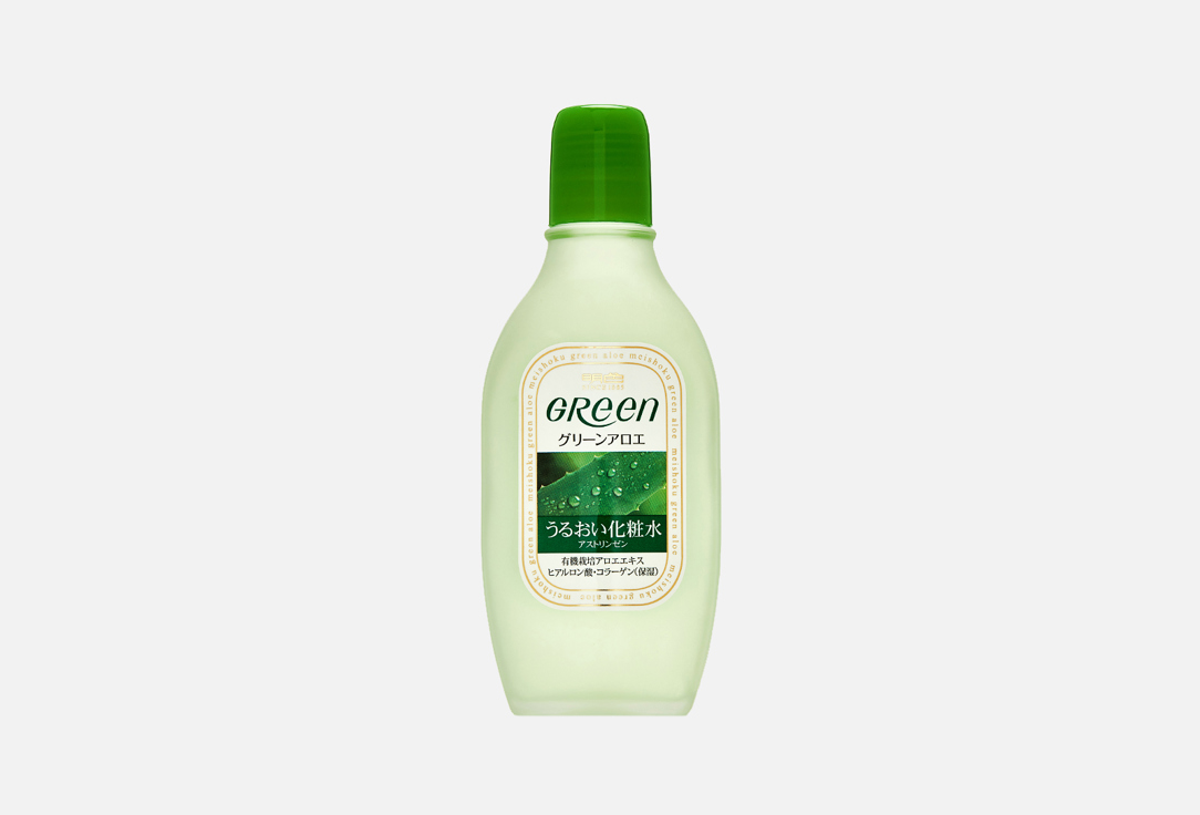 Лосьон для лица MEISHOKU JAPAN Green Plus Aloe Astringent 170 мл крем для лица meishoku japan remoist cream horse oil 30 гр