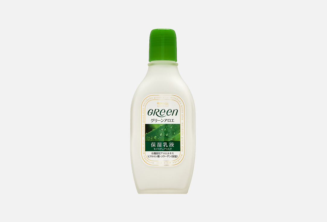 Молочко для лица MEISHOKU JAPAN Green Plus Aloe Moisture Milk 170 мл лосьон для лица meishoku japan green plus aloe moisture lotion 170 мл