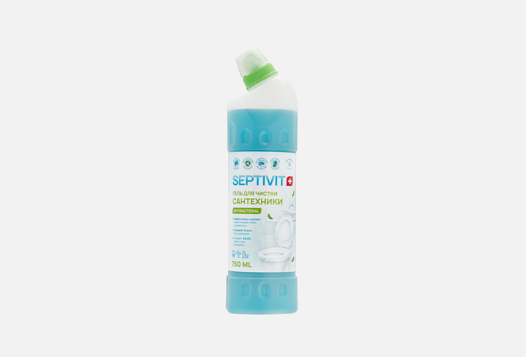 Чистящее средство SEPTIVIT Для сантехники 1 шт чистящее средство для сантехники super dolphy 5л