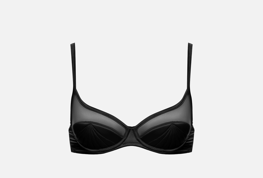 Изображение товара Бюстгальтер пуля MIO MANIFESTO из шелковистого атласа и сетки с косточками