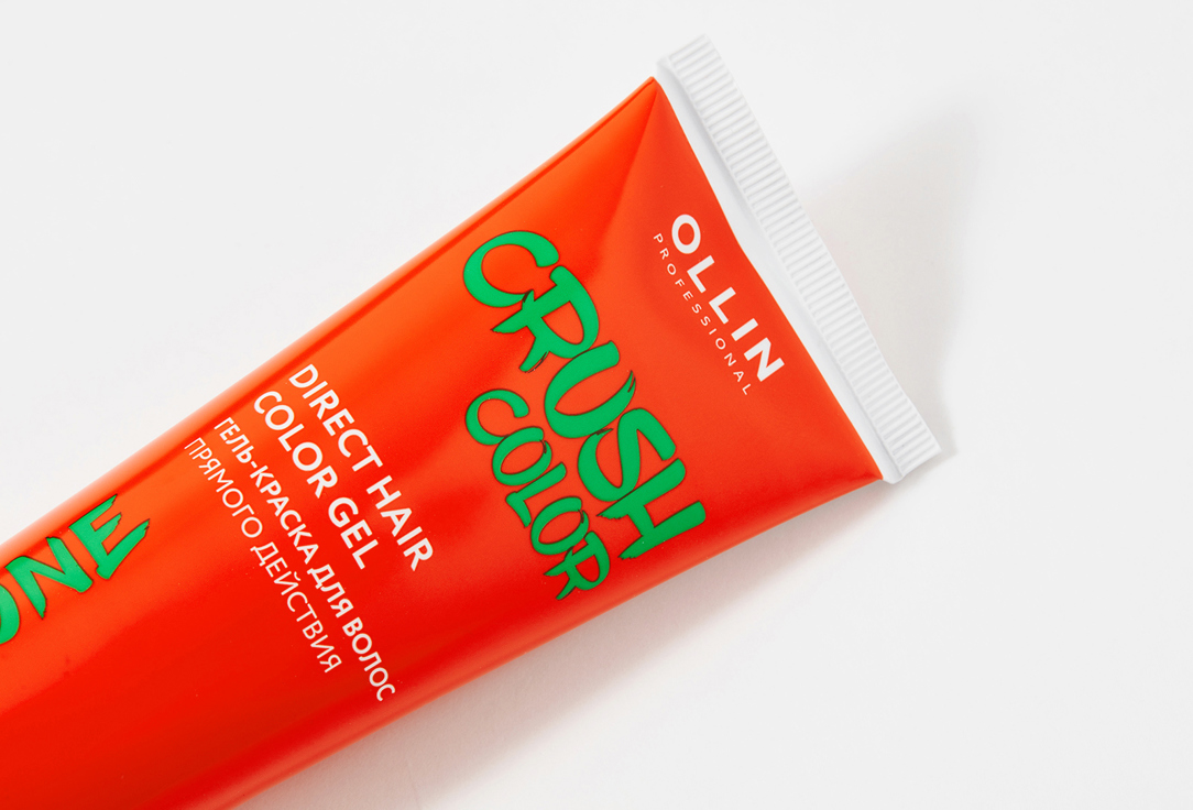 

Гель-краска для волос прямого действия OLLIN PROFESSIONAL, Оранжевый, CRUSH COLOR 100 мл