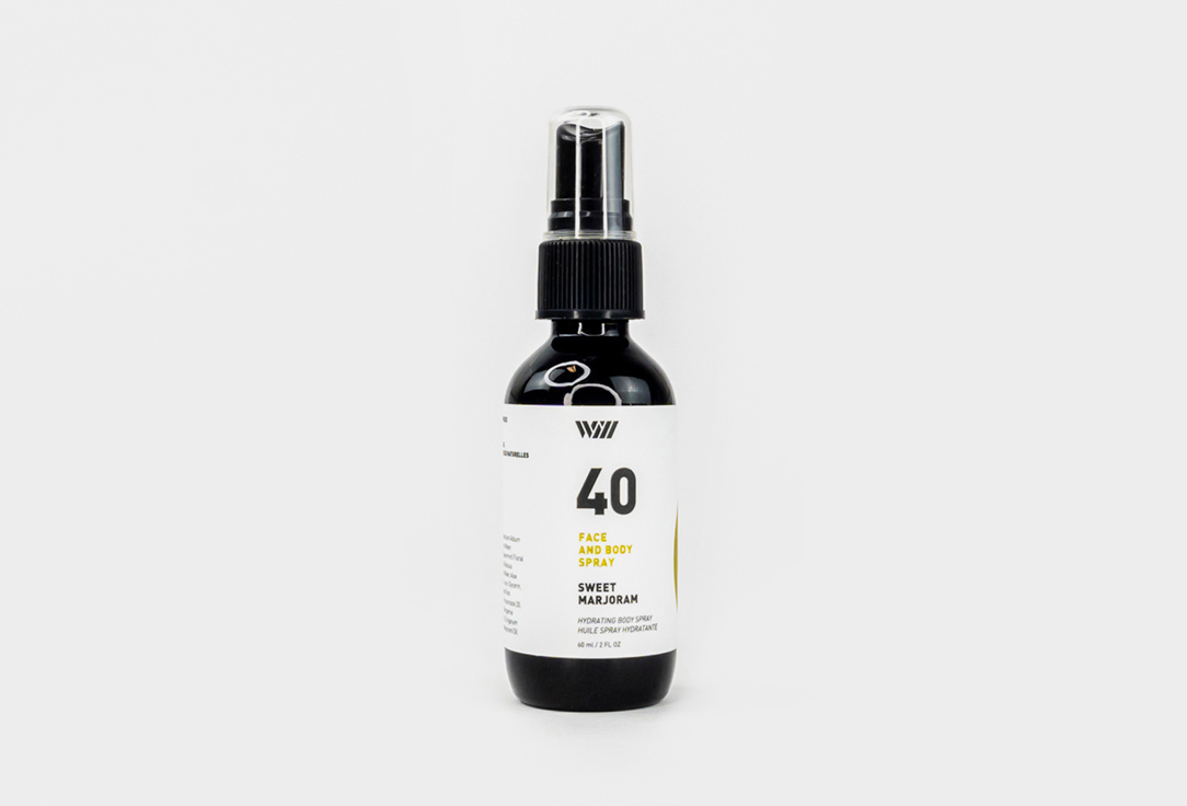 

Гидратирующий спрей для лица и тела WAY OF WILL, Body Spray 40 60 мл