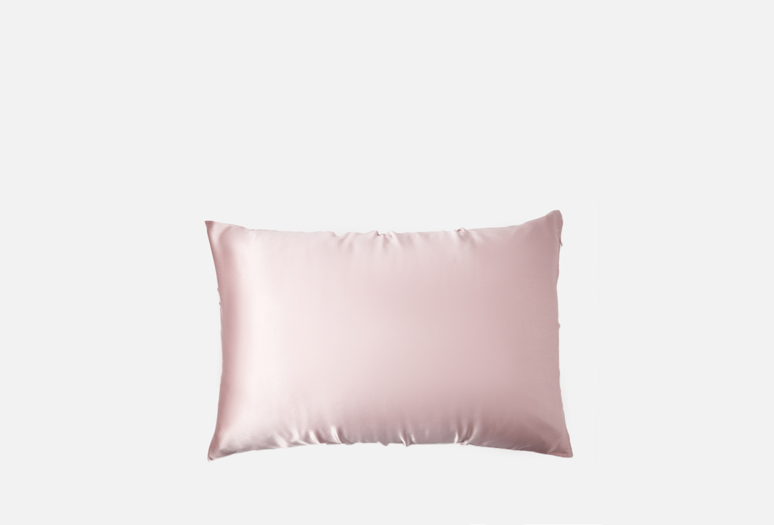 Шелковая наволочка MASHERI Жемчужно-розовая 1 шт шелковая атласная искусственная кожа и волосы наволочка королева король наволочка