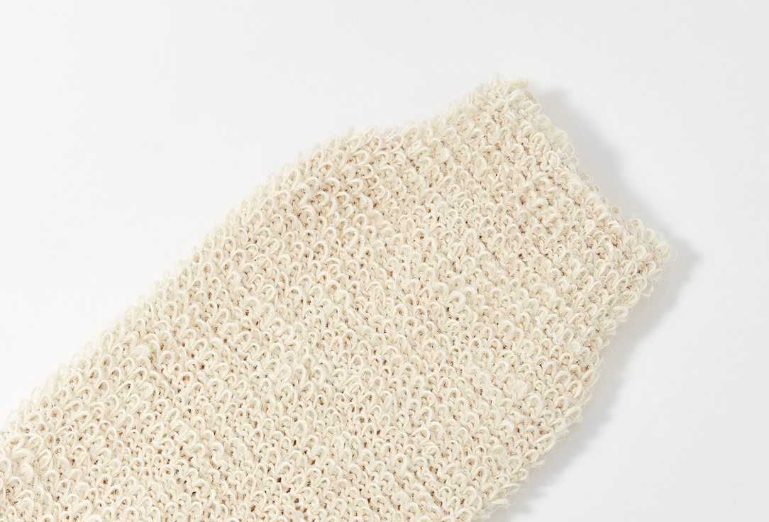 Мочалка-варежка для тела BEAUTY FORMAT natural nettle + cotton 