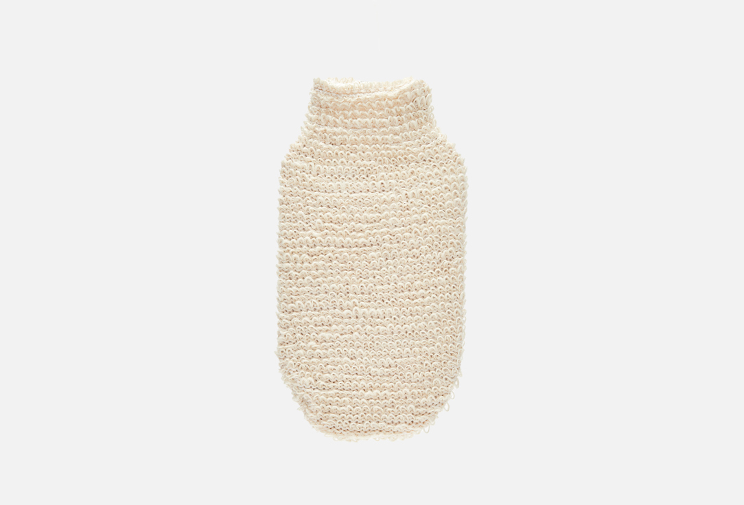 Мочалка-варежка для тела BEAUTY FORMAT Natural nettle + cotton 1 шт 45587 мочалка д тела beauty format натуральная брус овальный крапива хлопок