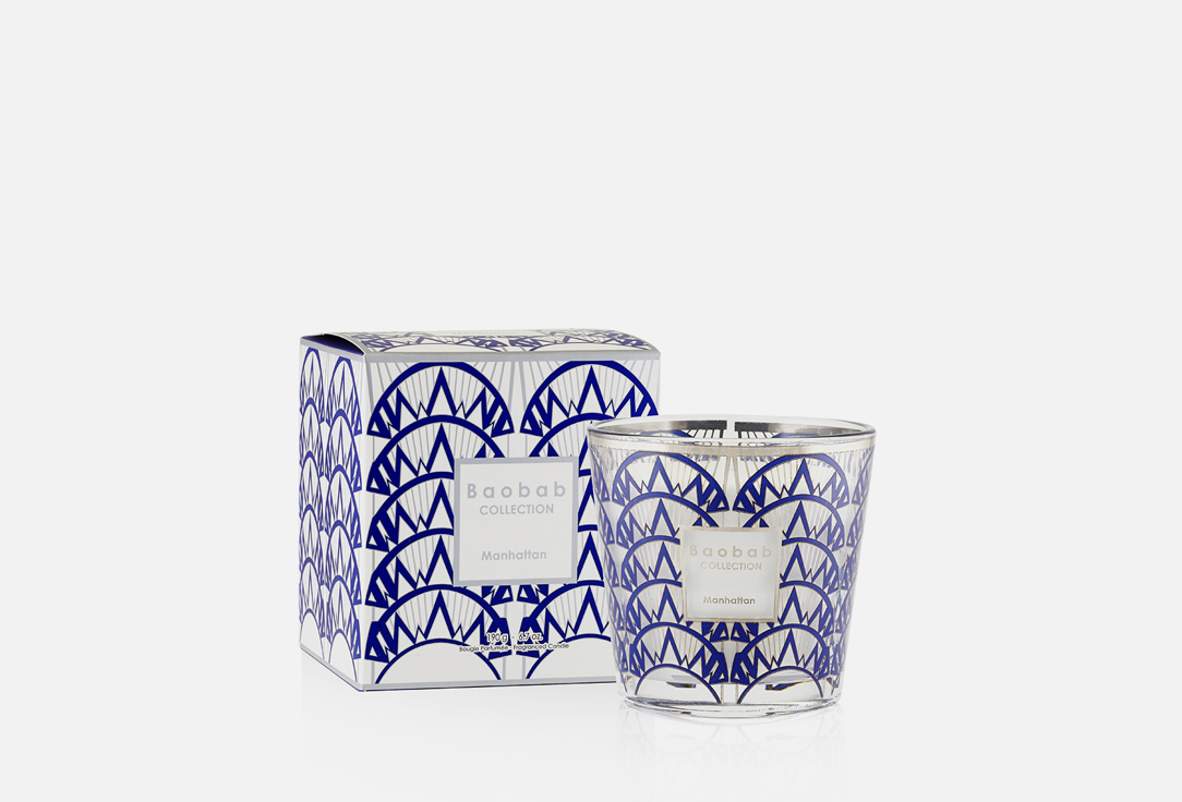 

Ароматическая свеча BAOBAB COLLECTION, Белый, My first one manhattan 190 г