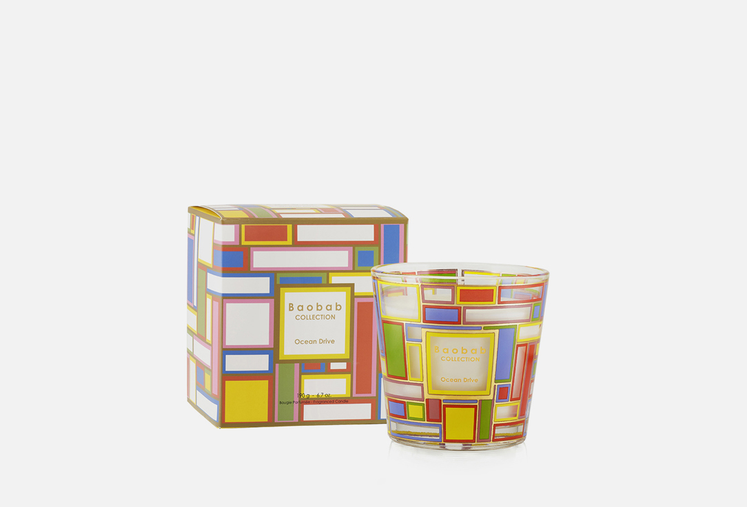 

Ароматическая свеча BAOBAB COLLECTION, Белый, My first one ocean drive 190 г