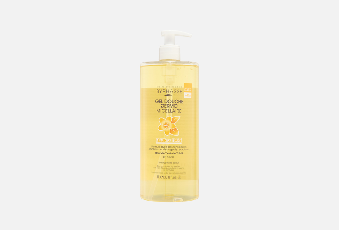 

Гель для душа BYPHASSE, Micellar Fleur de Tiare 1 л