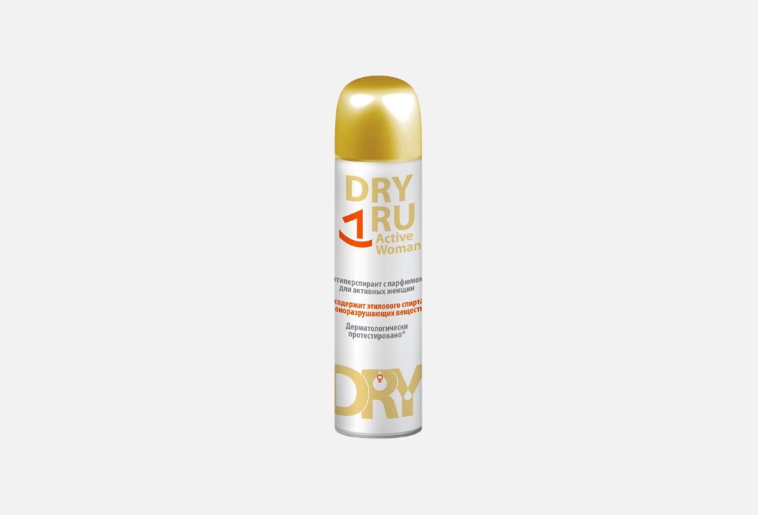 Антиперспирант-аэрозоль DRY RU Active woman 150 мл 500g alcohol active dry yeast thermal resistance