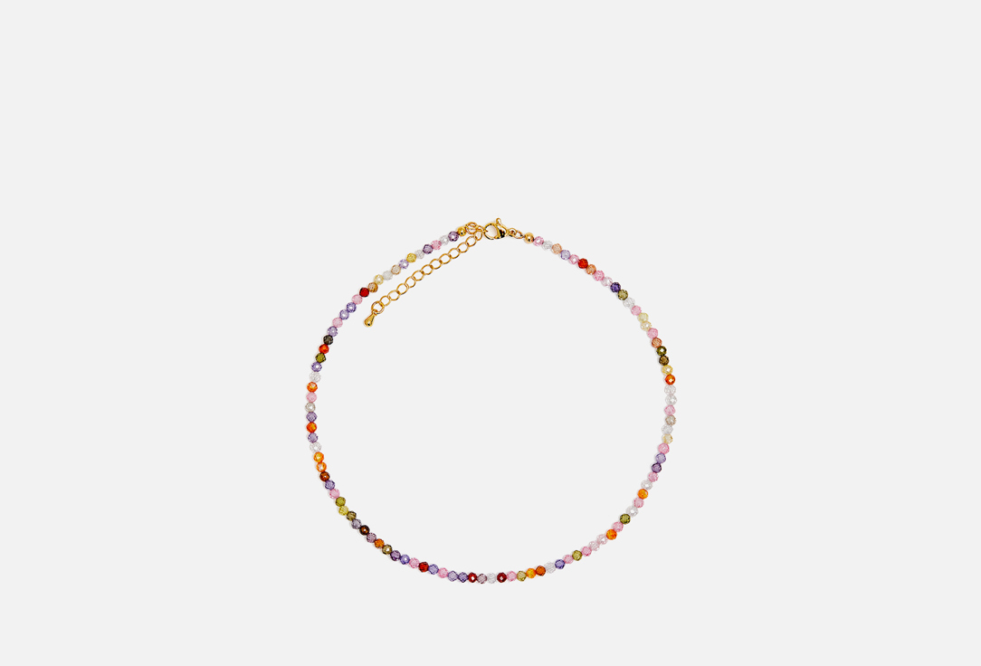 Чокер VIAMORE Zircon Rainbow necklace 