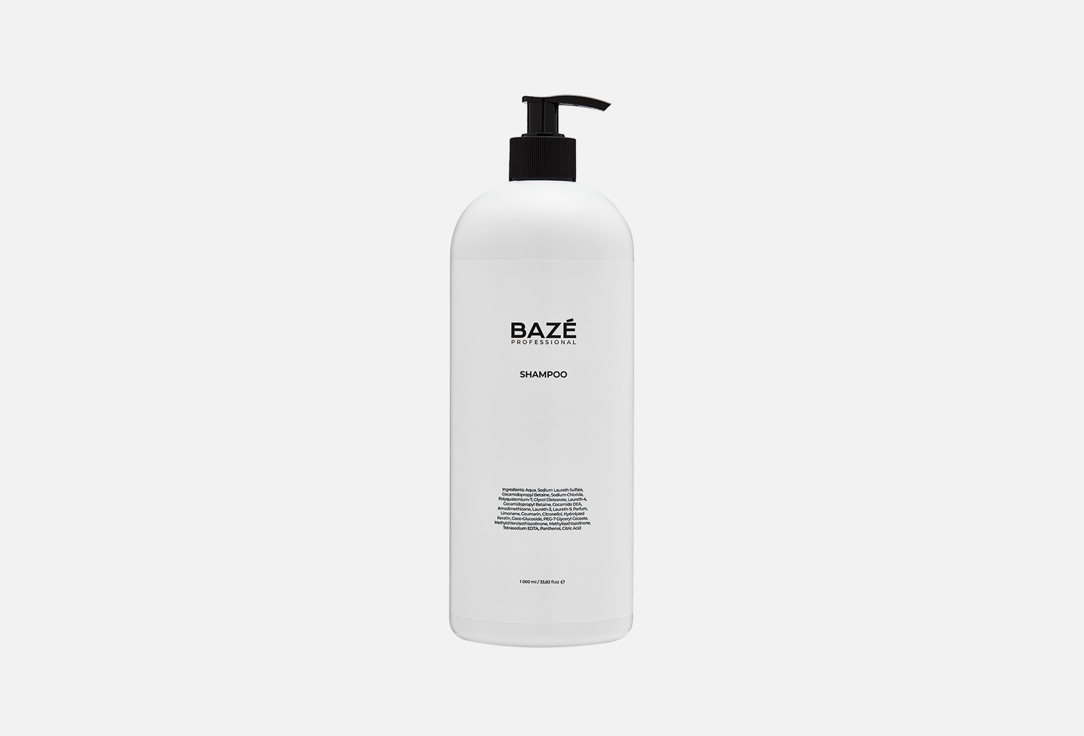 Шампунь для волос BAZE PROFESSIONAL Shampoo for hair 1000 мл таблетки для посудомоечных машины baze professional home 100 шт