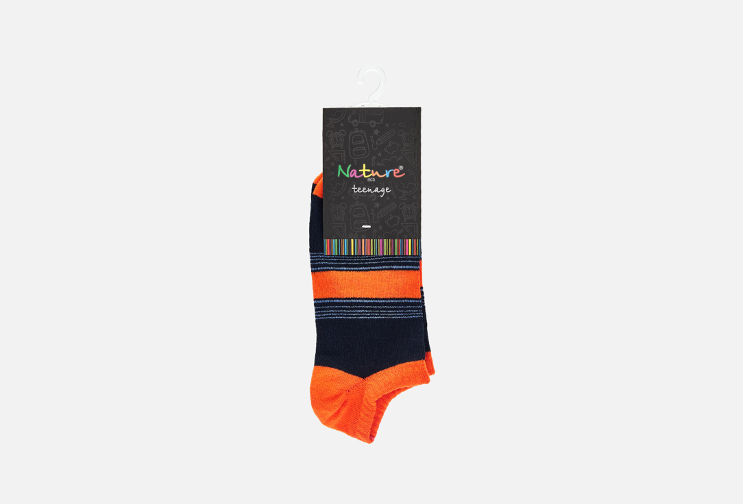 Носки NATURE SCS Оранжево-синияя полоска 1 пар носки детские nature scs серый 32 35 размер